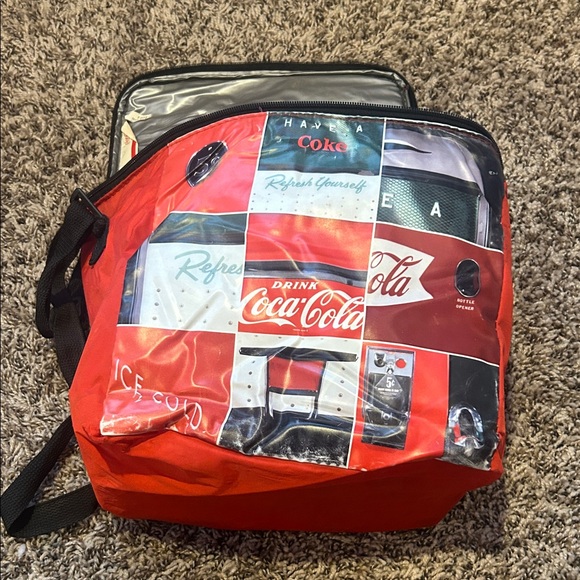 Coca Cola Other - Coca Cola Red and Black Backpack Cooler